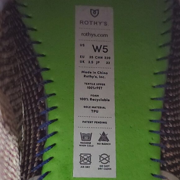 Rothys Womens 5 Chelsea Wildcat Cheetah Animal Print High Top Sneakers Retired - Picture 14 of 15